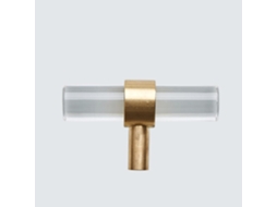 Puxador para Porta de Celeiro 14 6 Cm 22 28 17 6 37 Cm, Fácil Instalação, Latão