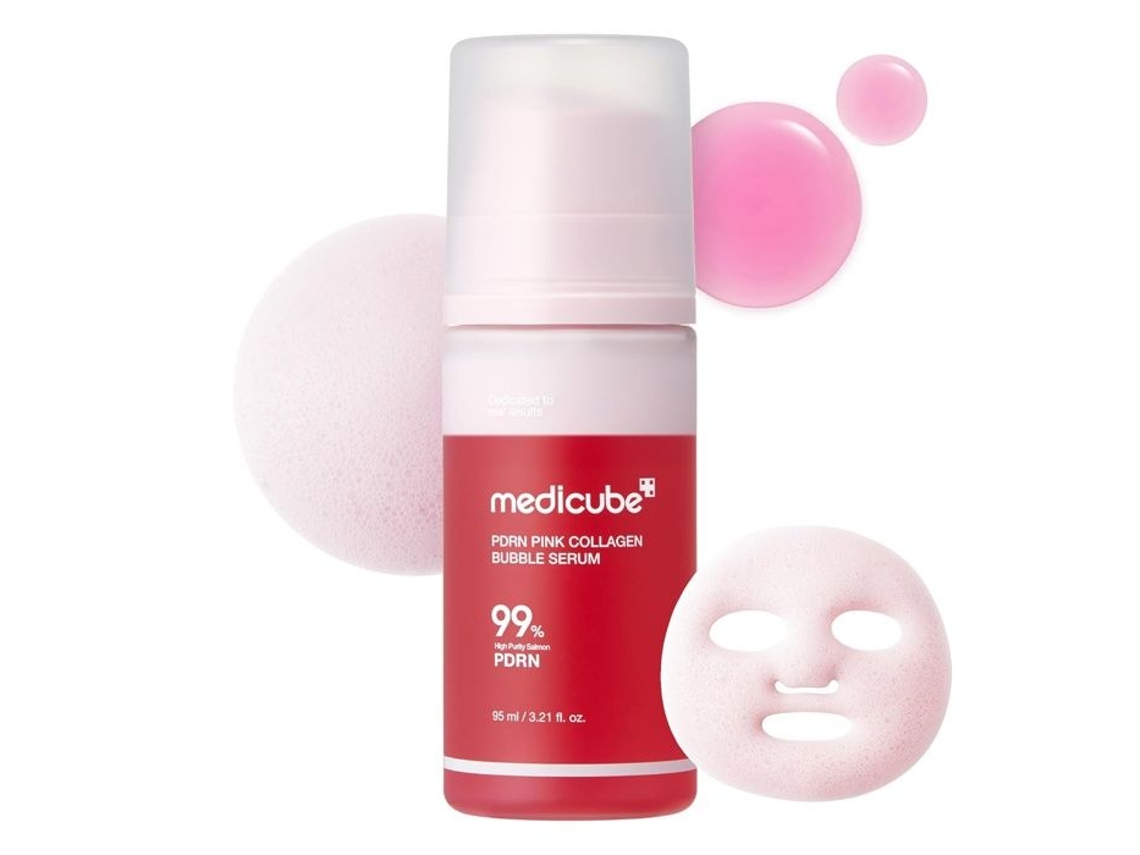 Pdrn Pink Bubble Serum 95ml Sérum Facial Coreano Hidratante Anti idade MEDICUBE