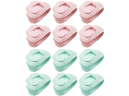 Lurelia Correias Para Lençol 12 Peças Sem Agulha Antiderrapante Seguro Edredom Colcha Cobertor Abs