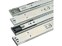 1 Peça De Corrediça Gaveta Com Rolamento Esferas, Extensão Total, 3 Dobras, Em Aço Laminado A Frio, 45mm, Para Móveis De