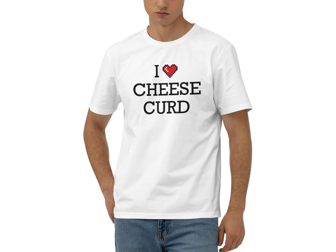 Camisetas Engraçadas Masculinas Com A Frase Eu Amo Queijo Coalho