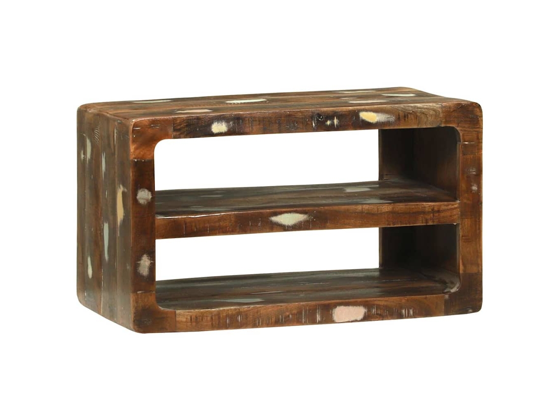 Vidaxl Gabinete Para Tv 60 X 32 X 36 Cm Madeira Recuperada Maciça