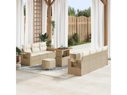 Vidaxl Conjunto De Sofá De Jardim 10 Unid. 7-número De Lugares