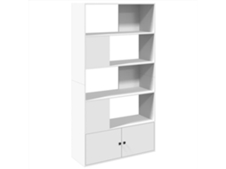 Bookcase, Bookcases Vidaxl Branco Madeira Processada (n/a)