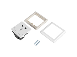 Laxiscreed Tomada De Parede Com 3 Furos E Usb Duplo De 2,1a – Compatibilidade Universal