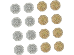 Homoyoyo Conjunto De 16-puxadores Decorativos Para Portas Armários E Guarda Roupas Elegantes Puxadores Cristal Renovação