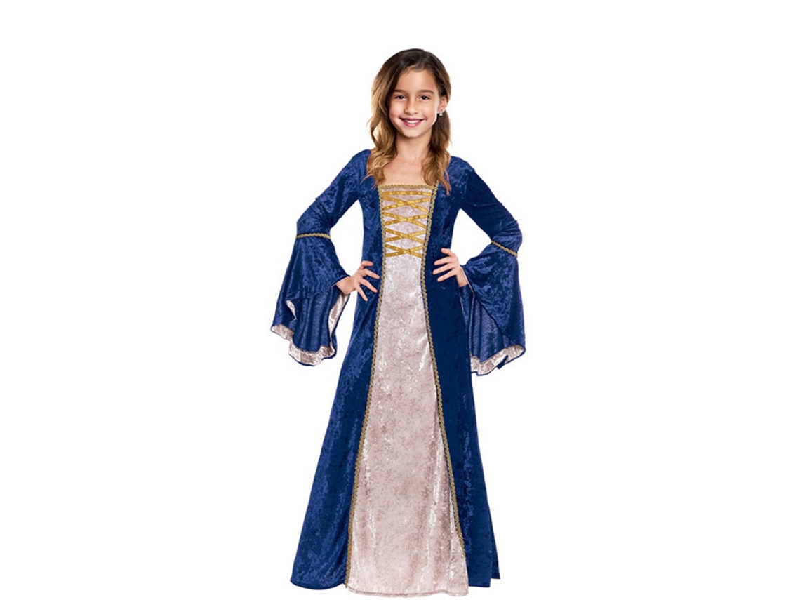 Fato de senhora medieval para menina