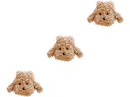 Estojo para Fone de Ouvido Sem Fio com Design de Cachorro de Desenho Animado, 3 Peças, Compatível com SFUSHOS