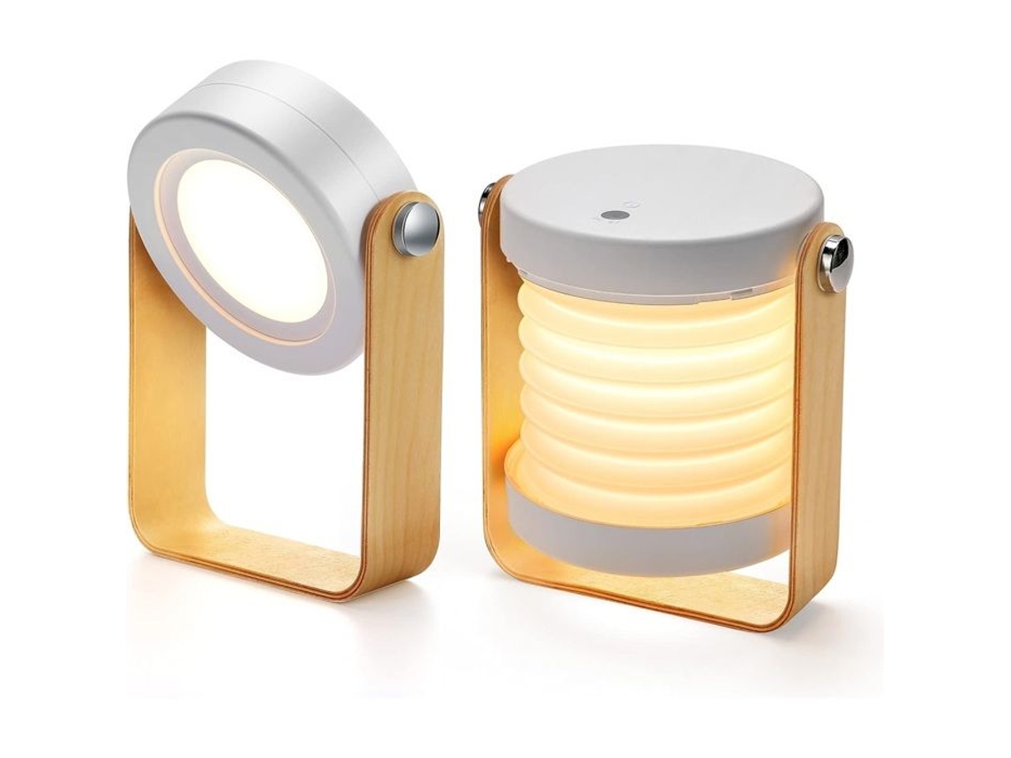 Abajur de Cabeceira, Luminária de Toque com Intensidade Ajustável, Recarregável Via Usb, 3 Níveis de Brilho, Design Moderno BRILVIBERA