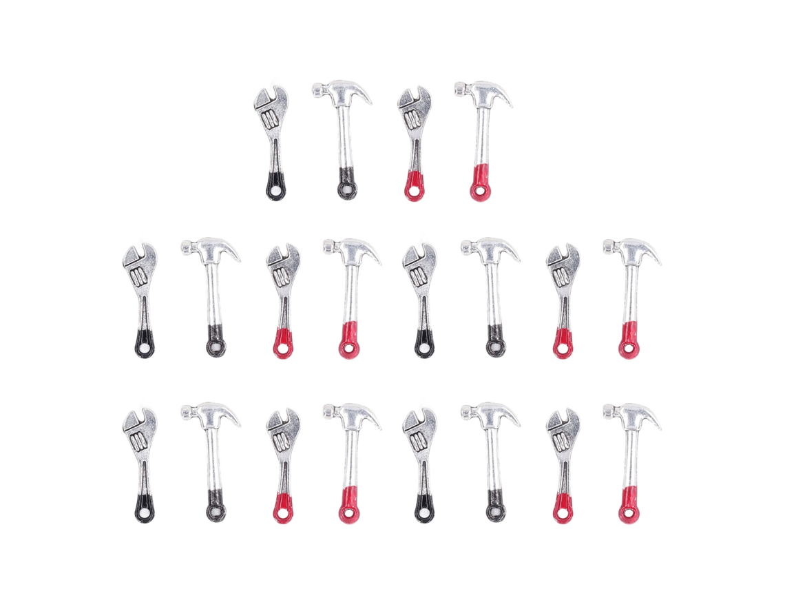 Primerox 20pcs Ferramentas de Reparo Miniatura para Casinha de Boneca Simulação Manutenção Acessórios
