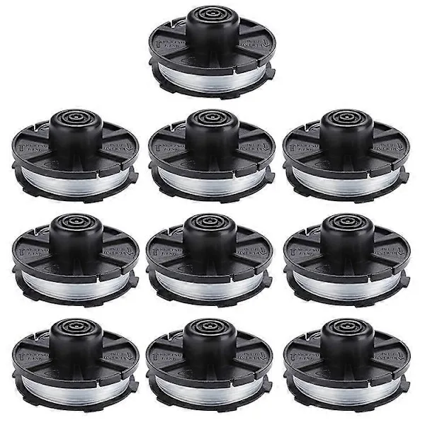 Kit com 10 Carretéis de Fio para Aparador de Grama AQUAFORGE, compatível com Makita 196146 9/195858
