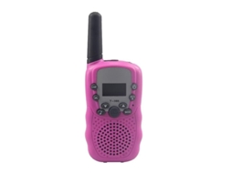 Par de Walkie talkies infantis com alcance de 3 km e tela LCD AQUAFORGE