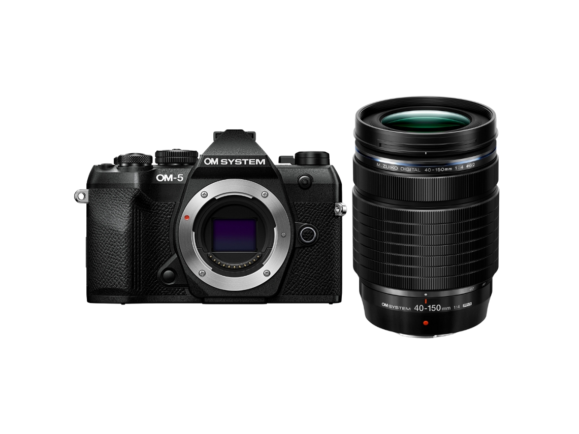 Om 5 Ii Preto + 40 150mm F/4 Pro + Ebook “20 Dicas para Fotos Que Impressionam” OM SYSTEM
