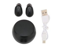 Fones Bluetooth com carregamento sem fio e controle por botão EOOCOO