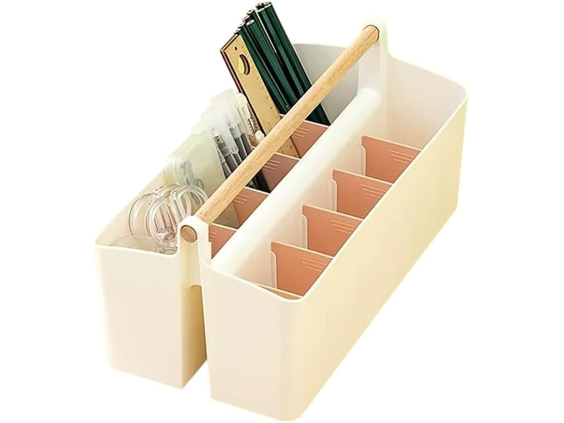 Organizador Portátil de Grande Capacidade para Aquarela e Lápis de Papelaria. SFUSHOS