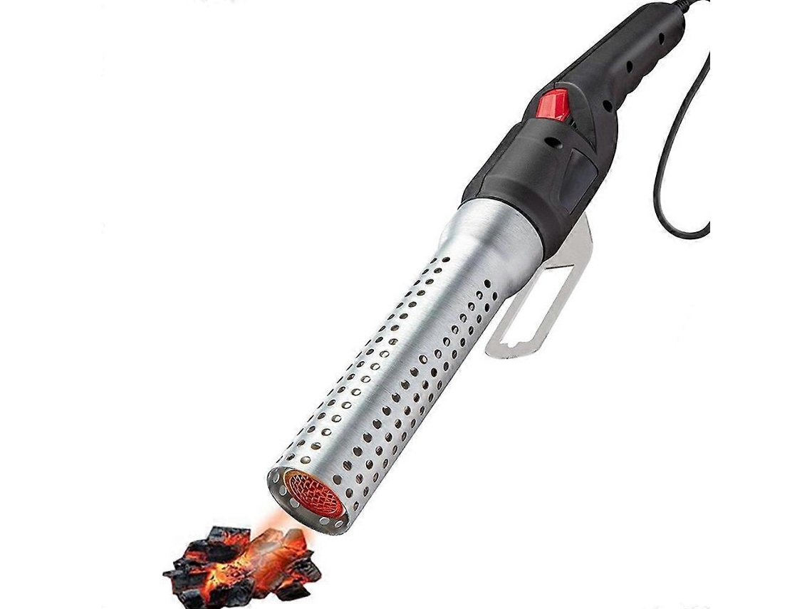 Escova rotativa para grelha, 90 minutos, aço inox, preta AQUAFORGE