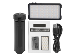 Luz Led Para Câmera 3000k-6500k, Luz De Complemento Para Vídeo Com Cri 95+, Ideal Para Transmissão Ao Vivo