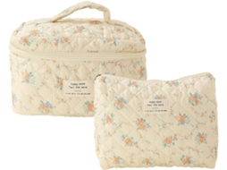 Nécessaire floral para cosméticos