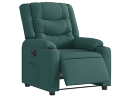 Electric Recliner Chair, Electric Recliner Chairs Vidaxl Verde Tecido