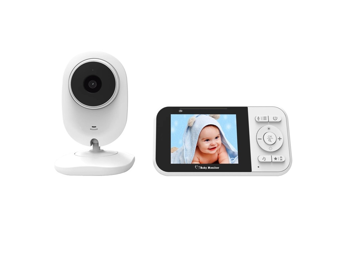 Monitor De Bebé Com Câmara E Áudio Sem Fios, Com Design Prático Elysve