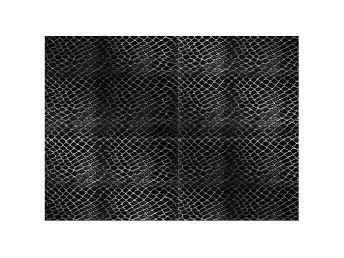 Rolo de adesivo decorativo Pele de cobra Preto 45 x 150 cm