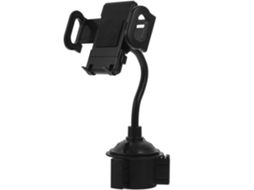 Suporte Para Celular Veicular Preto Em Abs E Silicone.
