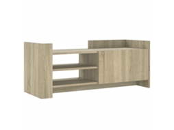 Móvel P/ Tv Madeira Processada Carvalho Sonoma MAISON EXCLUSIVE (100x35x40 cm)