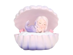 Luz Noturna Sereia Shell Soft Rosa Manual Diy Presente Decoração
