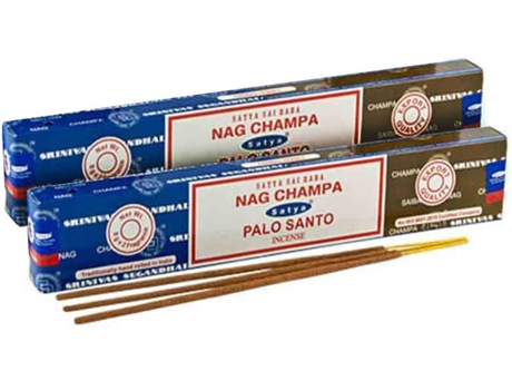 Incenso SATYA Palo Santo (Natural Mix - 2 Emb - 12 Sticks - 21.5x4x4 cm)