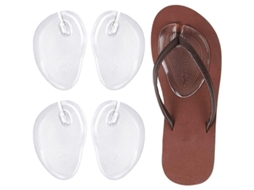 4pcs/2 Pares Protetores de Dedo para Chinelos Gel Resistente Ao Desgaste Tapete de Poste de Dedo