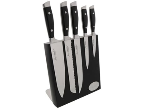 Faca de Cozinha Magnéticas JEAN DUBOST Bloco de Aço Inoxidável Maciço Dm021220X70055 (5 Unidades)