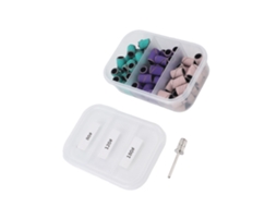 75pcs Anéis De Lixa Para Manicure E Pedicure 80 120 180 Profissionais Para Exfoliação