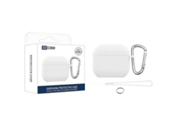 Capa protetora de silicone para fones de ouvido AirPods 4 Xdcase, 25 mm de espessura, com gancho. GIECY