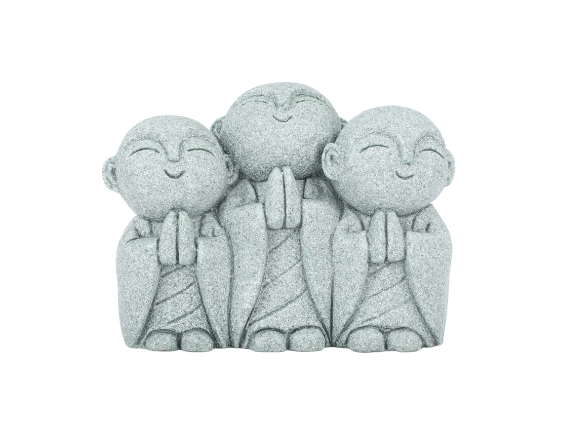 Estátua Pequena Buda LAXISCREED Decoração 20cm