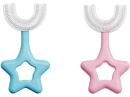 Escova de Dentes em Formato U para Crianças, Treinamento Bebês, Infantil C Om Cabeça U. GOKOCO