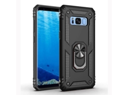 Capa Protetora Armor Shockproof Tpu Pc Para Galaxy S8 Plus, Com Suporte Giratório De 360 Graus