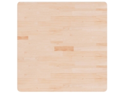Tampo De Mesa | Tampo De Secretária Quadrado 80x80x4 Cm Carvalho Maciço Não Tratado Lovely Home