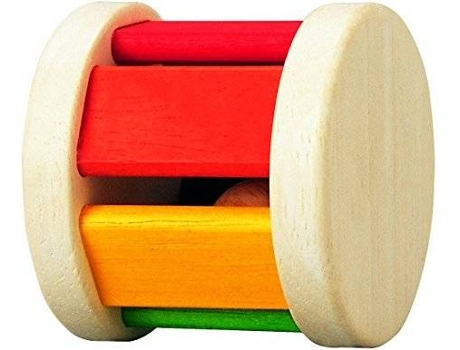 Brinquedos Musicais  Wooden Rainbow Baby Roller with Sound (Idade Minima: 4)