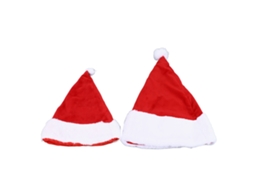 Chapéu de Natal Macio Confortável para Adultos e Crianças Festivo