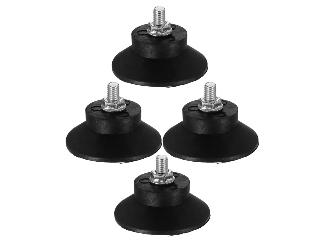 Garneck Conjunto De 4-almofadas Amortecimento Antivibração Rosqueadas Borracha Para Compressores E Equipamentos Pesados