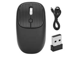 Mouse Sem Fio Mudo Ultrafino para Gaming e Escritório Amarelo | S/MARCA