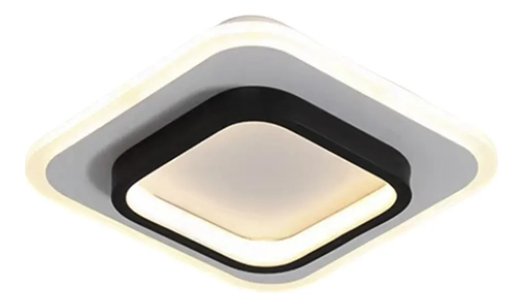 Luminária De Teto Led Quadrada Embutida E Quentevayotoy