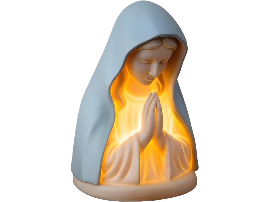 Luminária De Mesa Da Virgem Maria