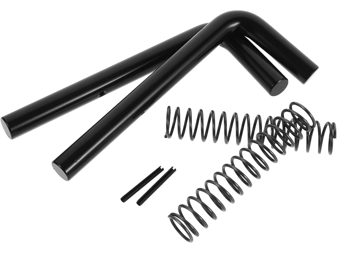 Kit De Trava Metálica Com Pino Metal E Mola Para Portão Reboque, Com Travamento Estável E Confiável Para Uso Utilitário