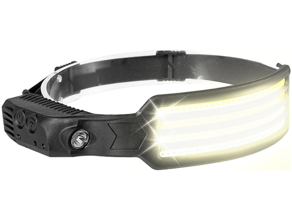 Farol Lanterna | Luminária Brilhante Ultraleve À Prova Dágua Para Testa Luminária Para Testa Yizhood (preta)