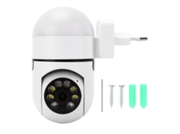 Câmera De Segurança Sem Fio Com Visão Noturna 360° 2mp Wifi Para Casa
