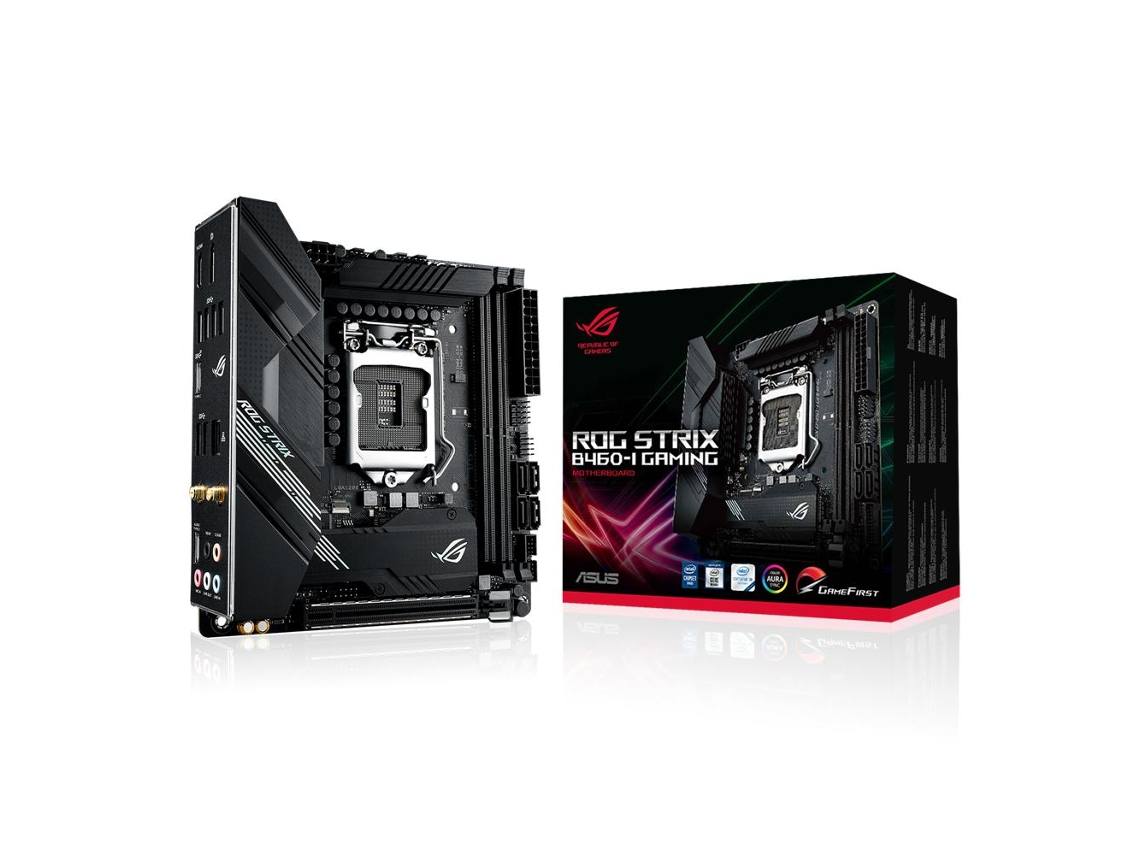 Motherboard ASUS ROG STRIX B460-I Gaming (Socket - Intel B460 - Mini ITX)