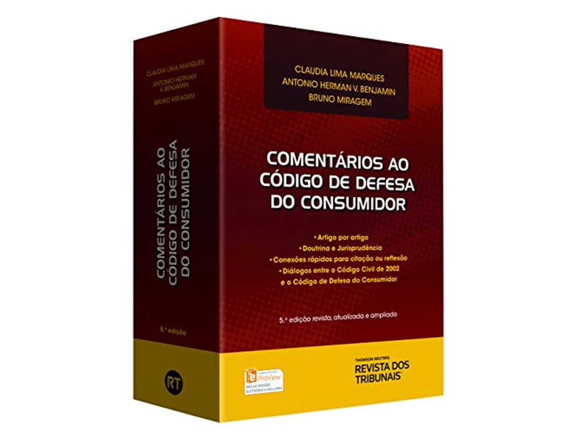 Livro Comentarios Ao Codigo De Defesa Do Consumidor 10 de Claudia Lima Marques (Português do Brasil - Capa Dura)