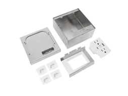 Conjunto De Tomada Chata Recessada Com Usb Inox Resistente À Água