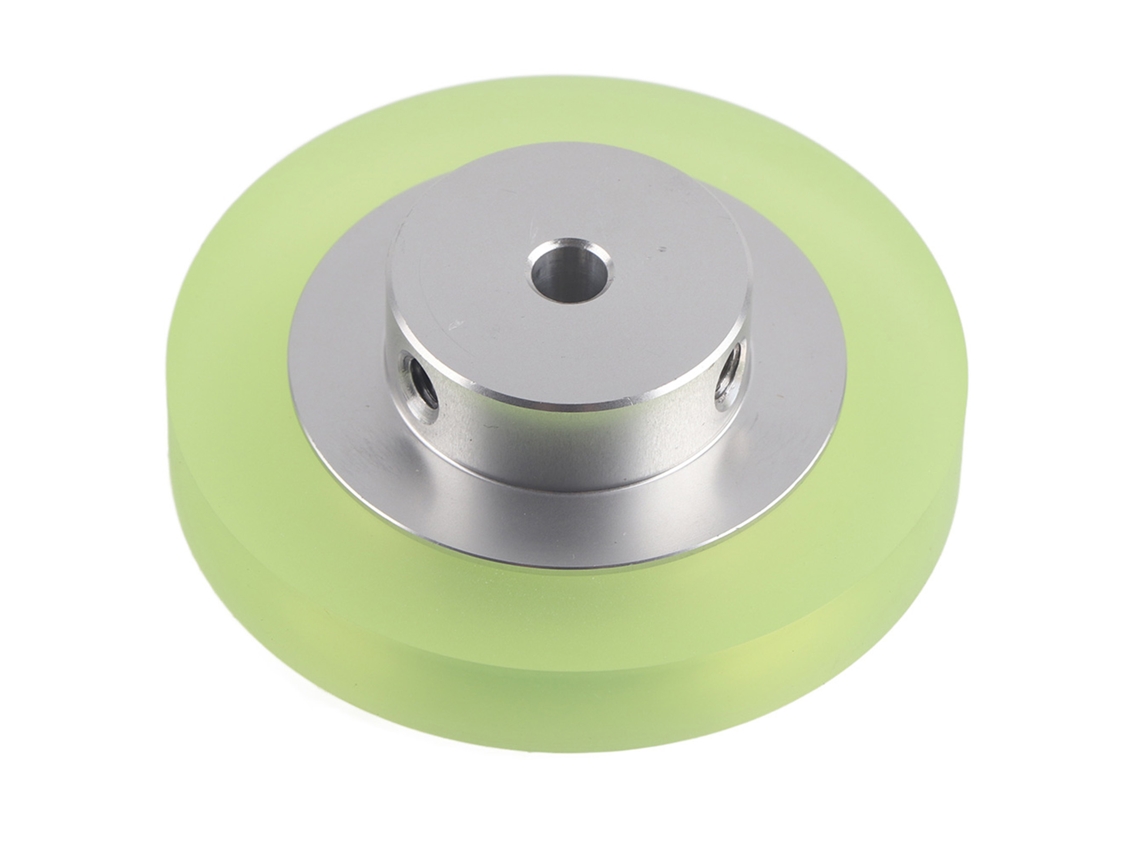 Roda De Codificador Rotativo De Poliuretano Anti-deslizante Durável Medidor 200mm
